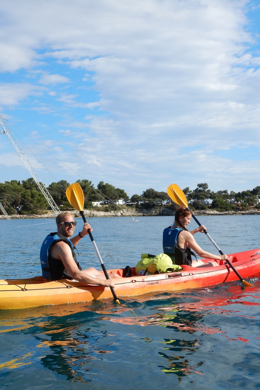 Pula: 3-hrs Kayak, Cliffs & Snorkeling Small Group Adventure - Snorkeling in a Quieter Coastal Spot