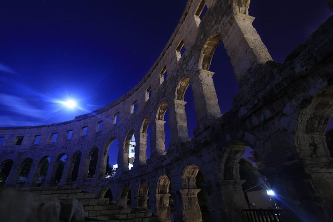 Pula Arena Amphitheater Admission Ticket - The olive-oil production area below