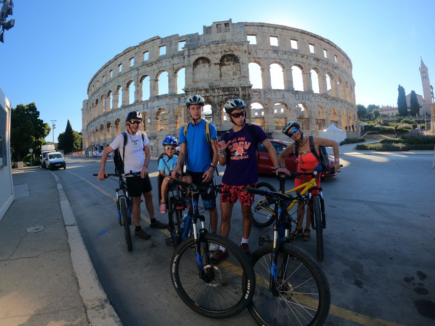 Pula: Bike Tour of Ancient Pula & Aquatic Adventures - What the aquatic stop is really like