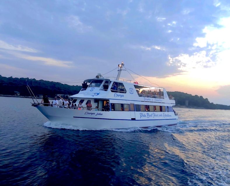 Pula: Brijuni Sunset Dolphin Cruise with Dinner & Drinks - Key points to know before booking