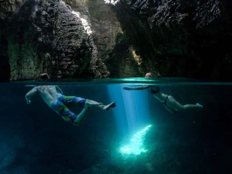 Pula: Cave Kayak, Snorkeling, Cliff Jumping All-in-one Tour - The first 50 minutes on the water