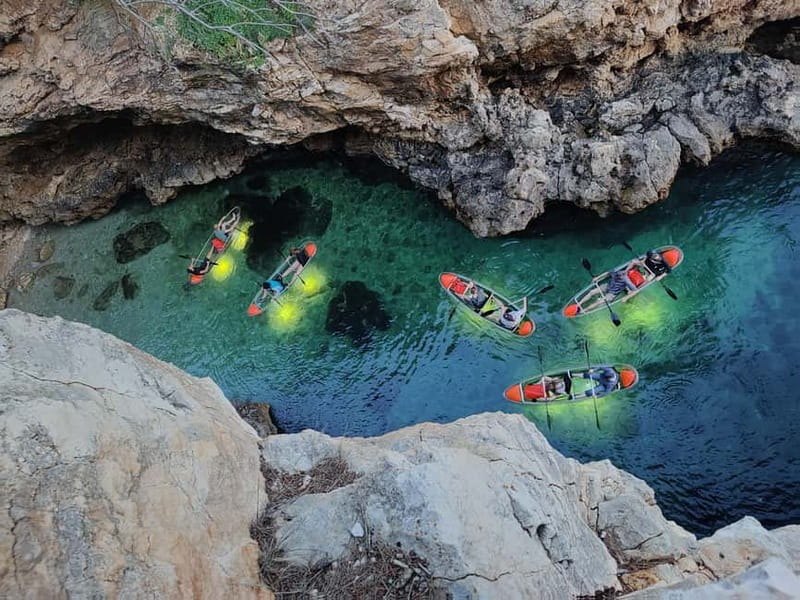 Pula: Cave Sunset/Night Tour in Transparent Kayak - Starting at Valovine Bay near Stoja