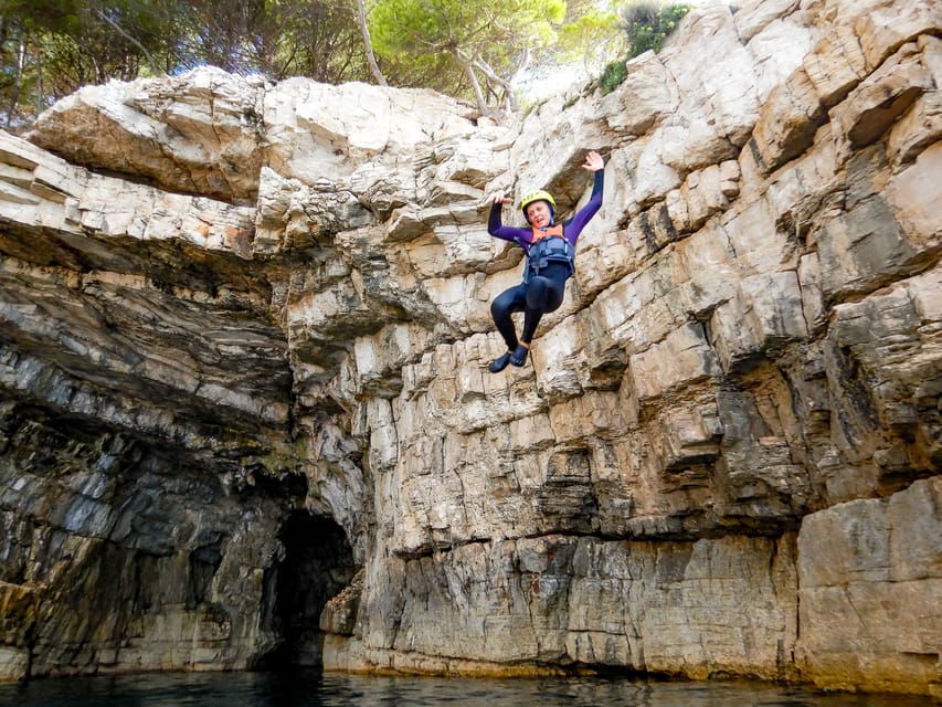 Pula: Coasteering Adventure with Guide and Photos - Getting fitted for wetsuit, helmet, and life vest