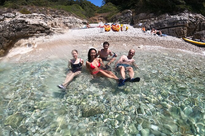 Pula Kayak Tour-Cliff jumping,snorkeling& free GoPro pictures - Learning to Handle the Kayak
