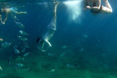Kayak Tour-Cliff jumping,snorkeling&free GoPro pictures