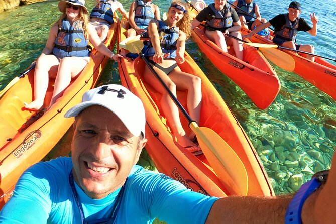 Pula Kayak Tour-Cliff jumping,snorkeling& free GoPro pictures - Paddling Into the Sea Canyon