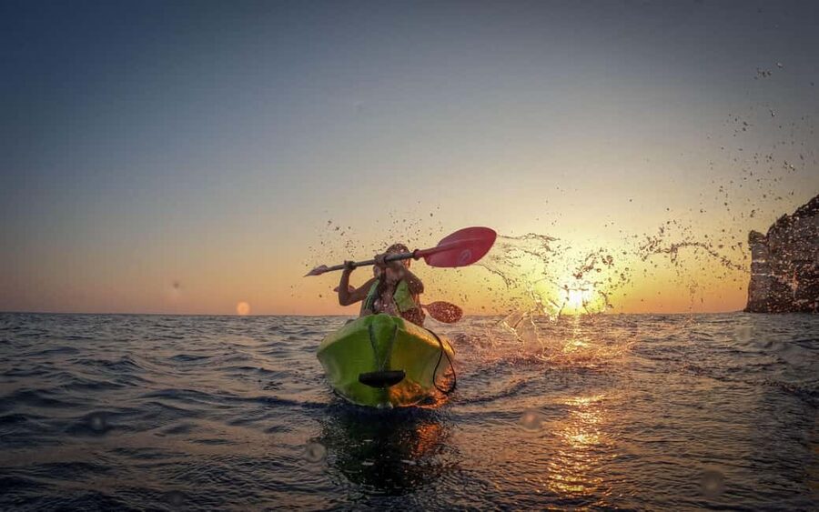 Pula: Kayaking,Snorkeling, Cliff jumping Tour with Wetsuit - Four 30-minute kayaking sections along the coast