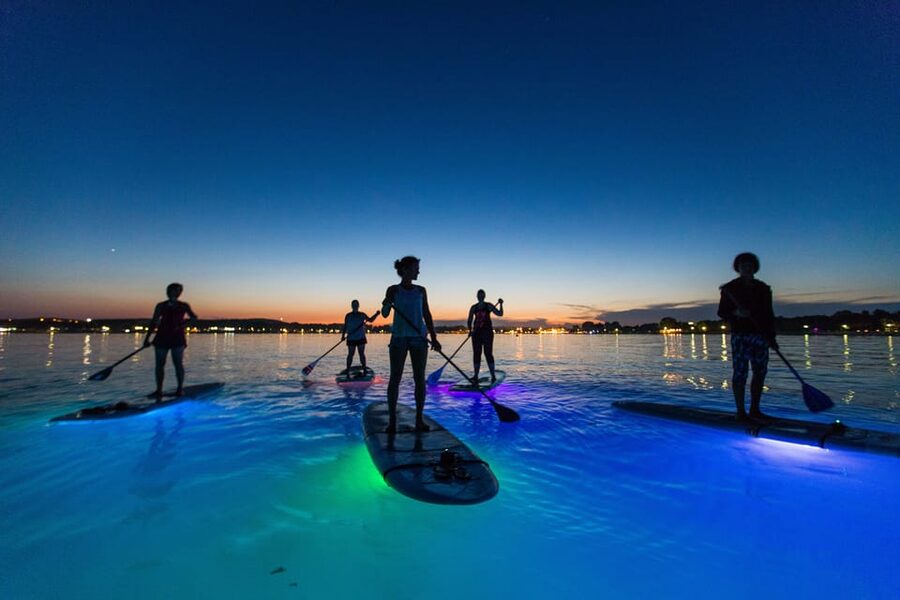 Pula: Night LED Stand-Up Paddle Board Tour - Starting at Verudela Beach Resort
