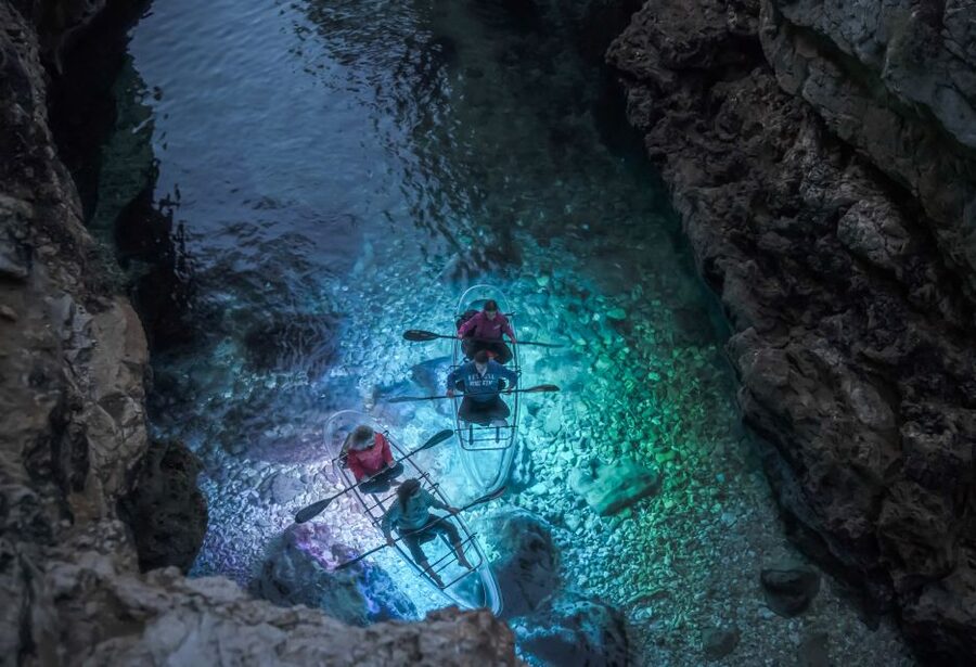 Pula: Night-Time Sea Kayaking Tour in Transparent Kayak - What to wear and what the water is really like