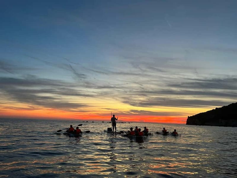 Pula: Sunset/Night Illuminated Transparent Kayak Tour - Meeting at Valovine Beach