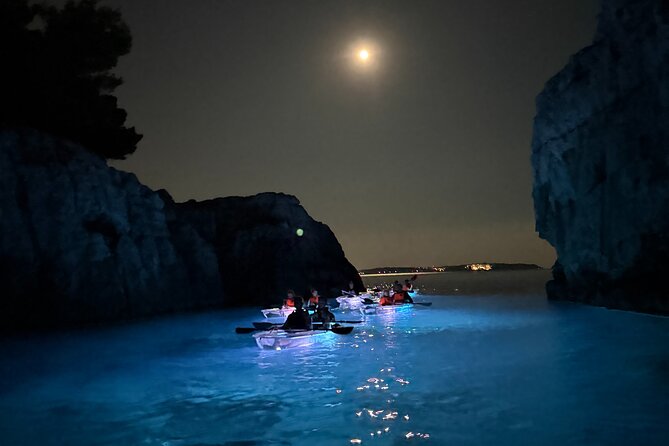 Pula: Sunset/Night-time Illuminated Transparent Kayak Tour - Key points to know before you go