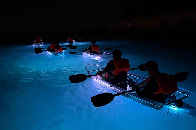 Pula: Sunset/Night-time Illuminated Transparent Kayak Tour - Photos, videos, and the value of the price