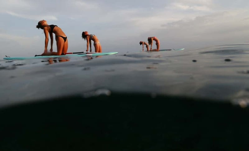 Pula: SUP Yoga Classes at Morning & Sunset - The first 10 minutes: learning the board