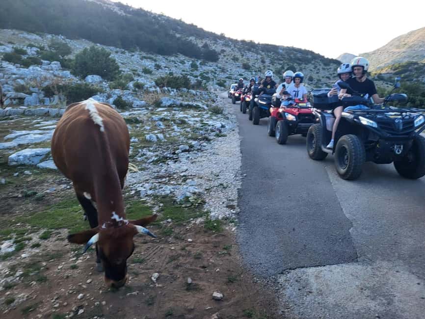 Quad tour to Biokovo Skywalk - The scenic ride up the mountain