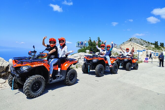 Quad Tour to skywalk biokovo Makarska by Amigos - The 45-minute ride back to Makarska