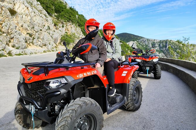 Quad Tour to skywalk biokovo Makarska by Amigos - The 50-minute climb toward Biokovo
