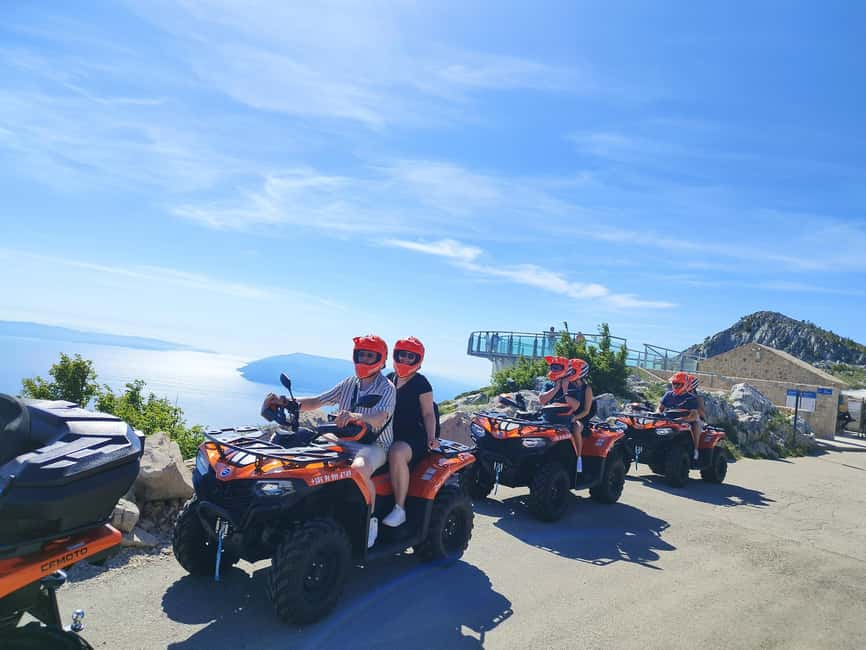 Quad Tour To Skywalk Biokovo With Skip the line Tickets - A 30-minute mountain break for photos and free time