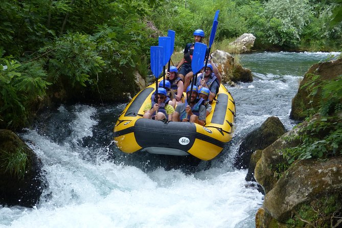 Rafting Experience in the Canyon of the River Cetina - Swimming in the Cetina