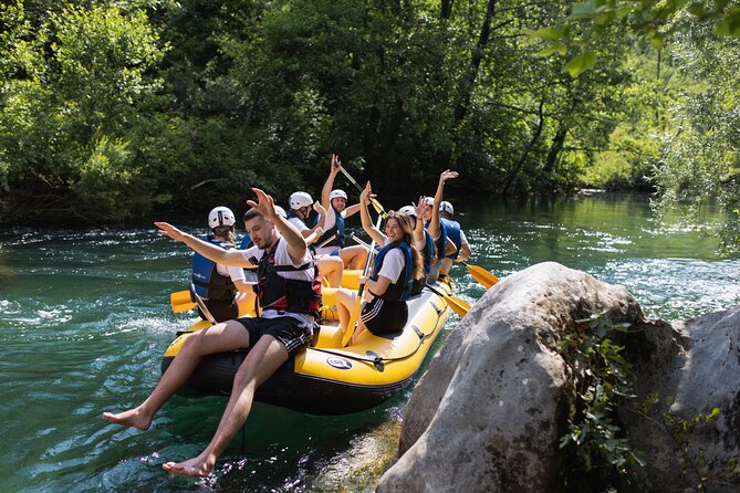 Rafting with cave exploring & cliff jumping |Go Pro 12| - From Split to the Cetina River