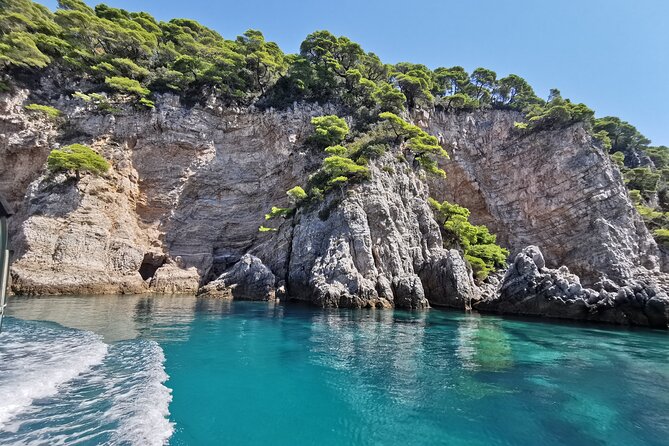 Rent a luxury speed boat for great fun on this Elaphiti Islands tour - Koločep: clear water, caves, and a beach break
