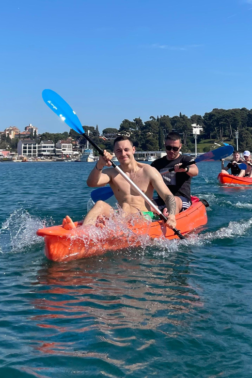 Rovinj: BUBA-KAYAK TOURS, snorkeling, cliff jupming&drinks - Key points at a glance