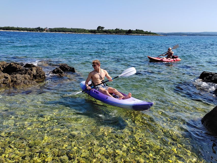 Rovinj: Golden Cape Desert Islands Kayak & Snorkeling Tour - Starting at Cuvi Beach and Golden Cape