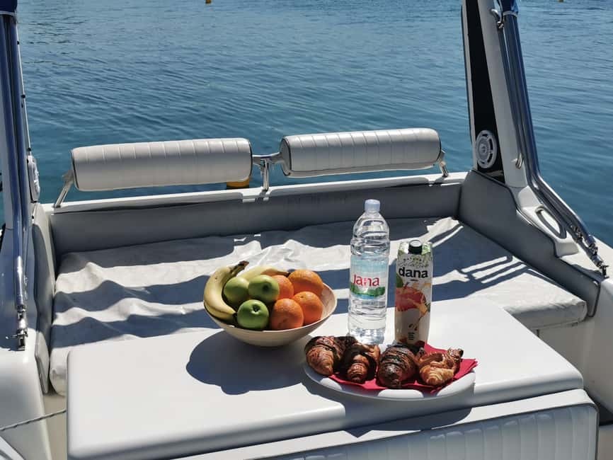 Rovinj: Red Island and Pirate Cave speedboat tour - Rovinj’s waterfront from the boat