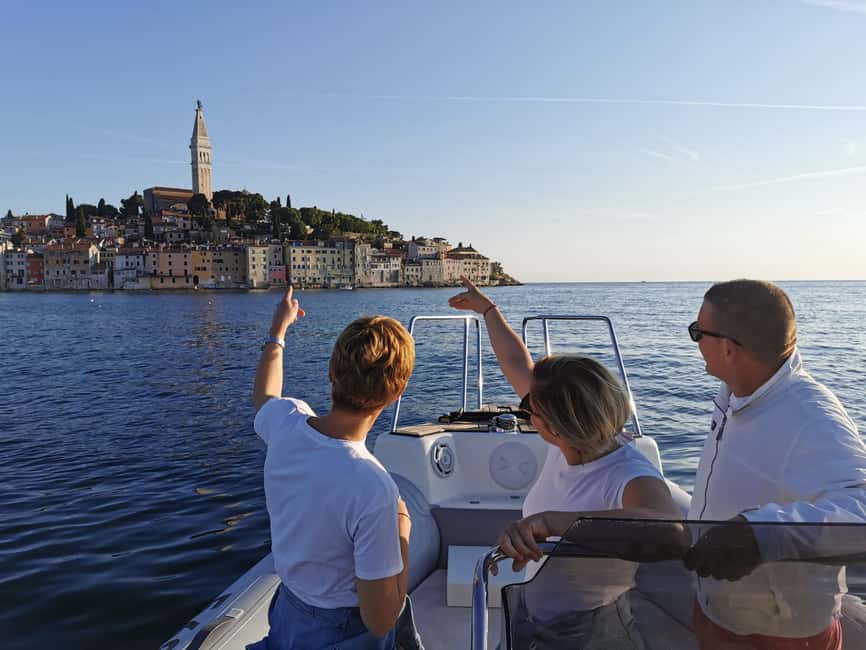 Rovinj: Sunset Speedboat Tour with Dolphin Watching - Key points at a glance