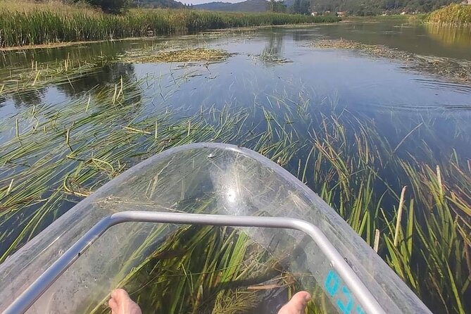 See through kayaks on Gacka river - Five miles of clear water and river plants