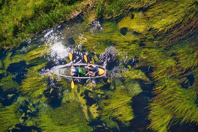 See through kayaks on Gacka river - Self-guided does not mean unsupported