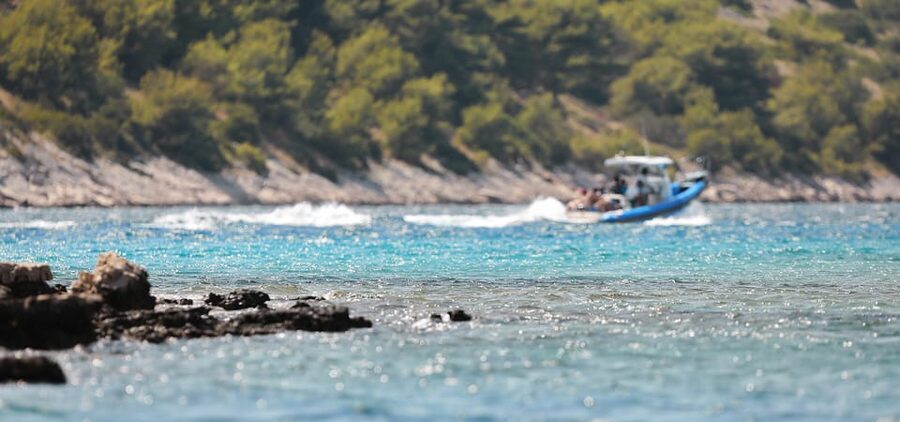Sibenik: Full-Day Kornati National Park Boat Tour - The Outer Kornati Cliffs After About One Hour