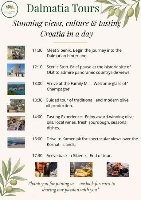 Sibenik: Stunning views, History & Tasting - Croatia in day - Okit Hill opens with views and difficult history