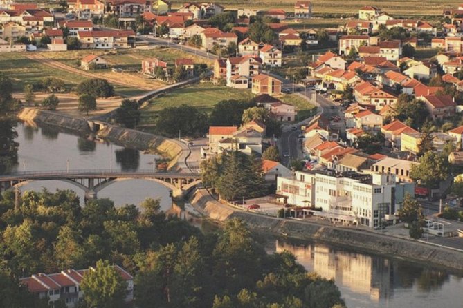 Sinj: Panoramic Flight over Peruca Lake and Dinara mountain - The dark spring that looks like an eye