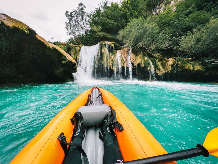Slunj: River and Waterfalls Kayaking on Mrežnica river - Milkovića slap and the 5-meter or 9-meter choice