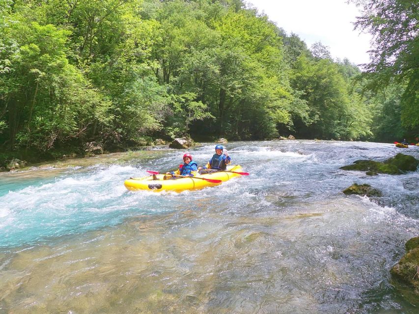 Slunj: Upper Mreznica River Kayaking Adventure - Clear water, cold swims, and canyon scenery