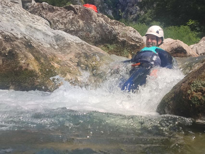 Small Group Canyoning with proffesional guide - Getting equipped for three hours in the Cetina canyon