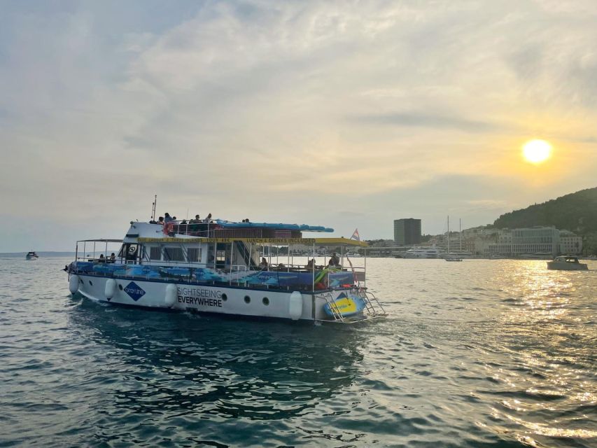 Split: 1.5-Hour Riviera Boat Cruise with a Free Drink - Marjan Forest Park and the pebble beaches