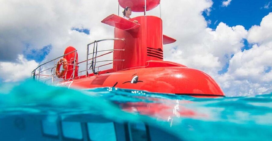 Split: 45-minute Semi-Submersible Submarine Trip - The first view: Split from the upper deck