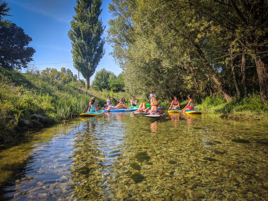Split: Adriatic Sea and River Stand-Up Paddleboard Tour - Returning to the campsite and central Split