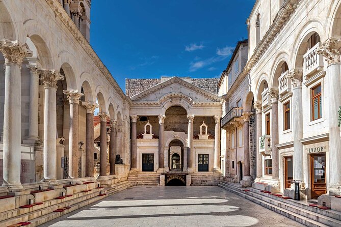 Split and Trogir from Cruise Ship in Split - Diocletian’s Palace: a Roman residence that became a city