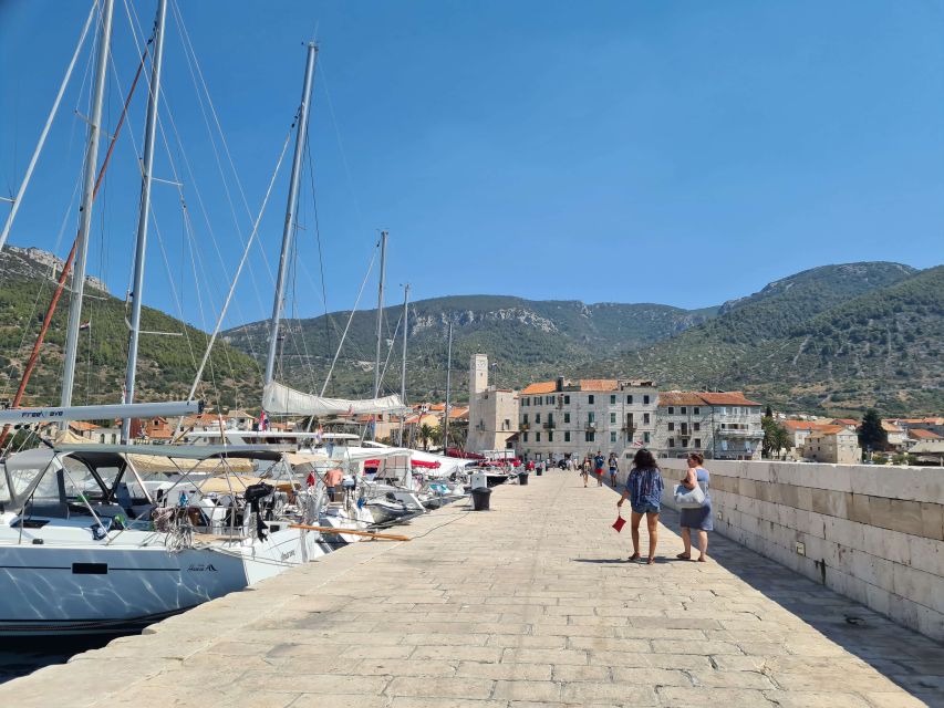 Split: Bisevo, Vis, and Hvar Boat Tour with Snorkel Stops - Hvar town, lunch, and Fortica fortress