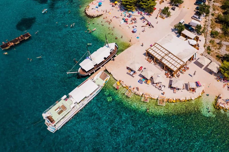 Split: Blue Lagoon, 3Islands, Boat Trip, Mediterranean lunch - Starting on Split’s Riva promenade