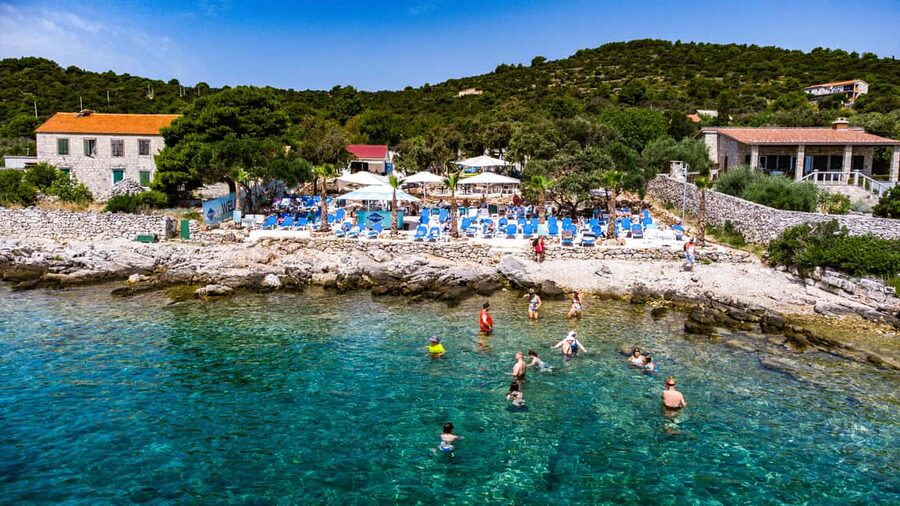 Split Boat Trip Half-Day: Blue Lagoon, Trogir & Čiovo - Blue Lagoon: the main swimming stop