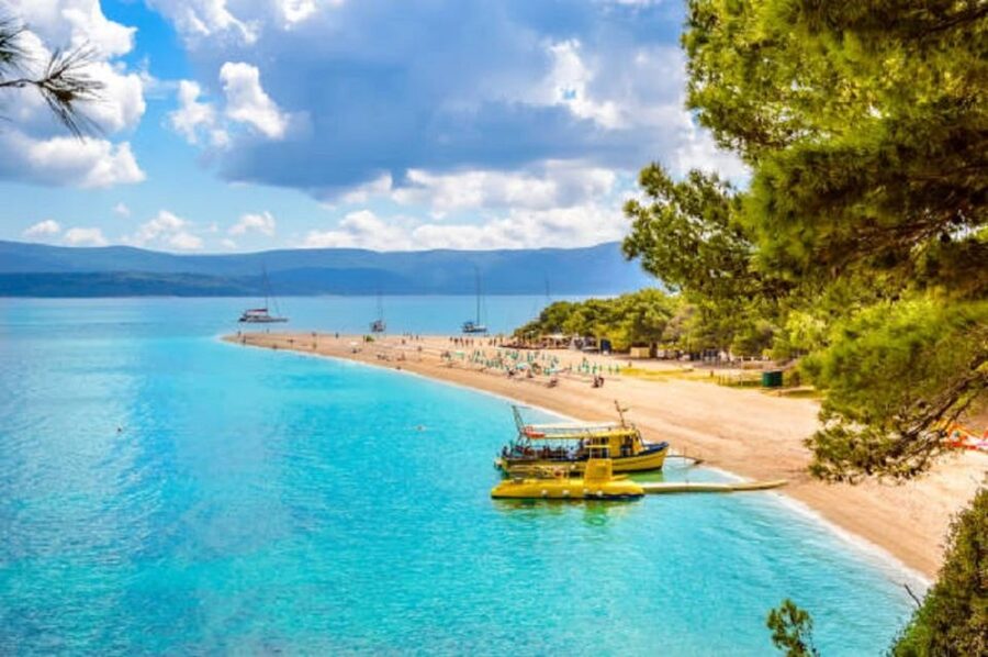 Split: Bol, Hvar, Pakleni Island, and Solta Full-Day Tour - Bol and Zlatni Rat: two hours at the Golden Horn