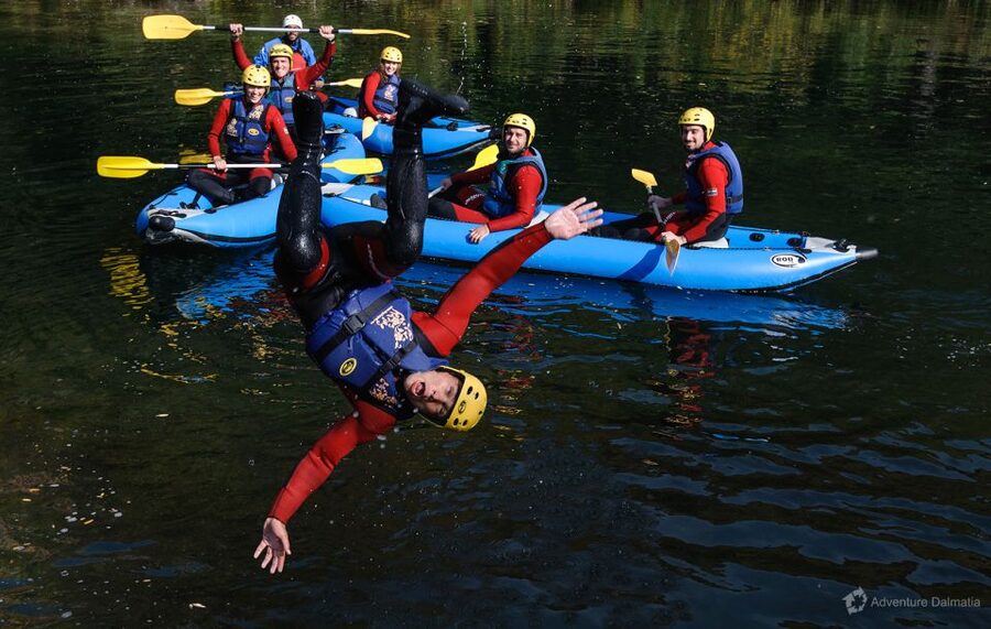 Split: Canoe Safari on the Cetina River - Calm Water First, Then the Cetina Rapids