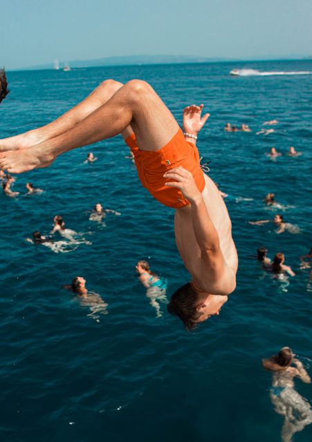 Split: Captain’s Boat Party – Blue Lagoon, DJ & Free Shots - Drinks, food, and the real cost of $45