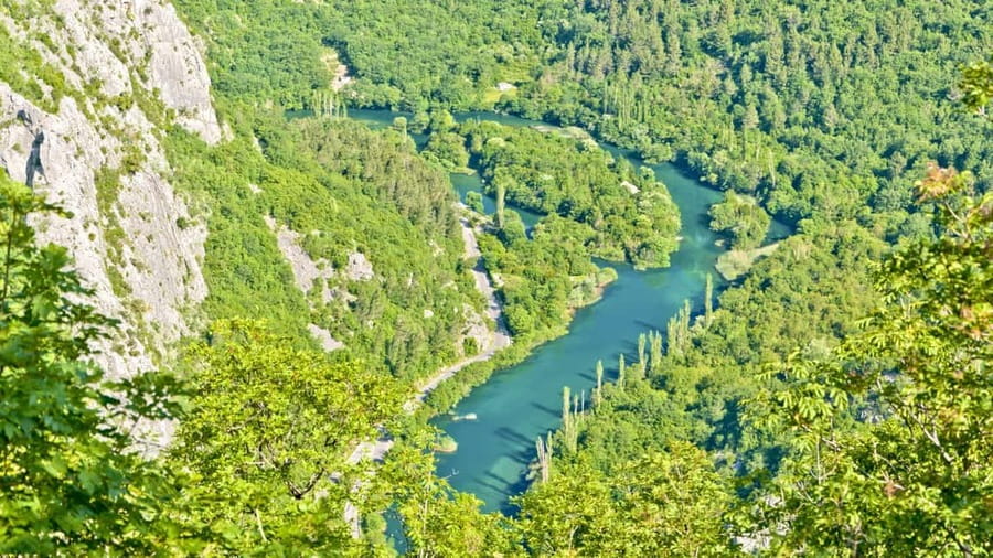 Split: Cetina River Rafting Tour with Instructor - Leaving Split for the Cetina Canyon