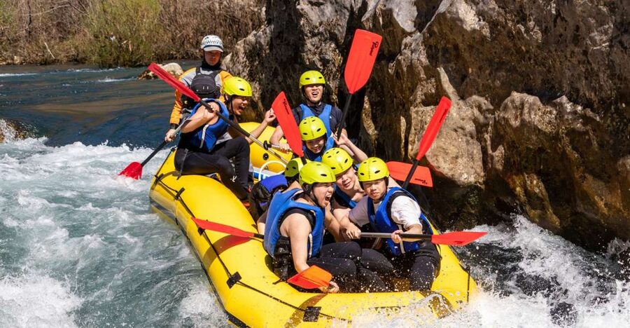 Split: Cetina River Whitewater Raft Trip with Pickup Option - Rock jumps up to five meters high