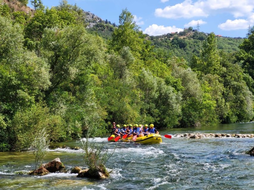 Split: Cetina River Whitewater Raft Trip with Pickup Option - What the three-hour river outing feels like