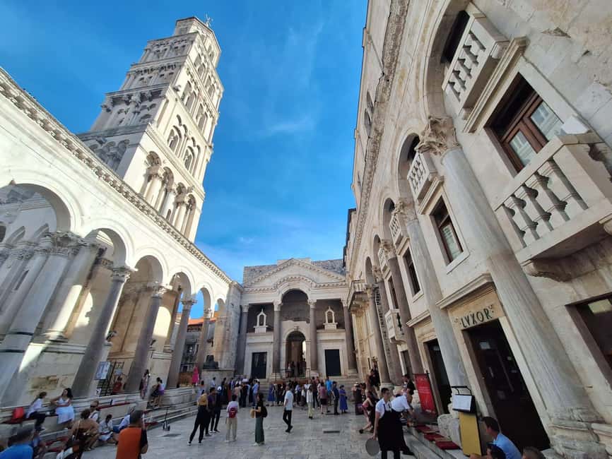 Split: City Walking Tour w/ Game of Thrones Locations - The Iron Throne photo stop